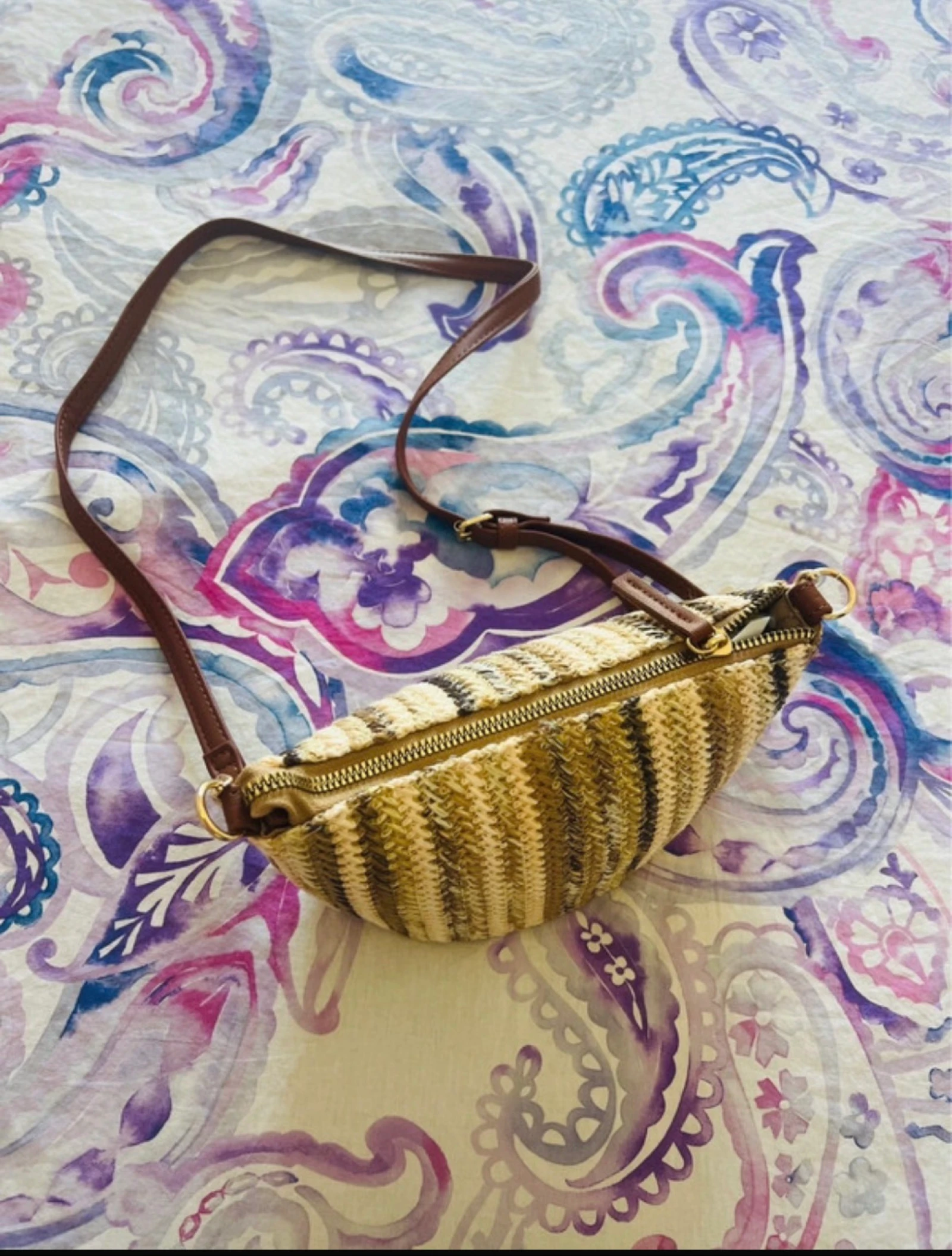 Bolso paja nuevo 